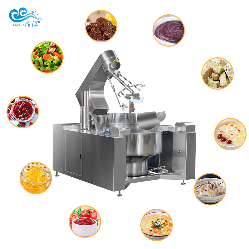 Automatic Gas Cooking Mixer for Vegetables