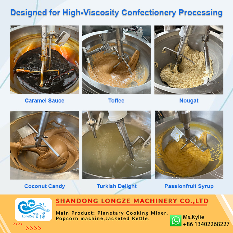 industrial cooking mixer, Turkish delight cooking machine, cooking mixer machine