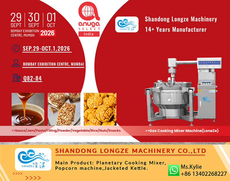 food business automation India, cooking machinery Mumbai, Anuga Select India, 