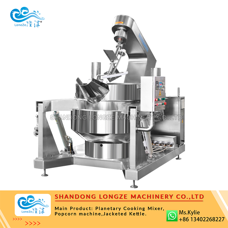 Industrial Cooking Mixer, Curry Sauce Making Machine, Large Capacity Mixer