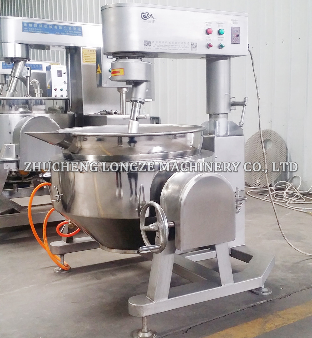 Semi-auto Gas Heat Tilting Cooking Mixer