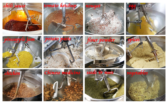 Semi Automatic Steam Cooking Mixer For Fruit Jam