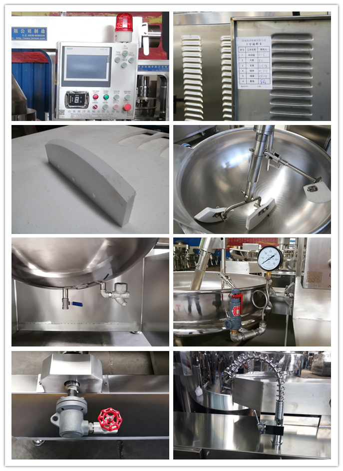 Semi Automatic Steam Cooking Mixer For Fruit Jam