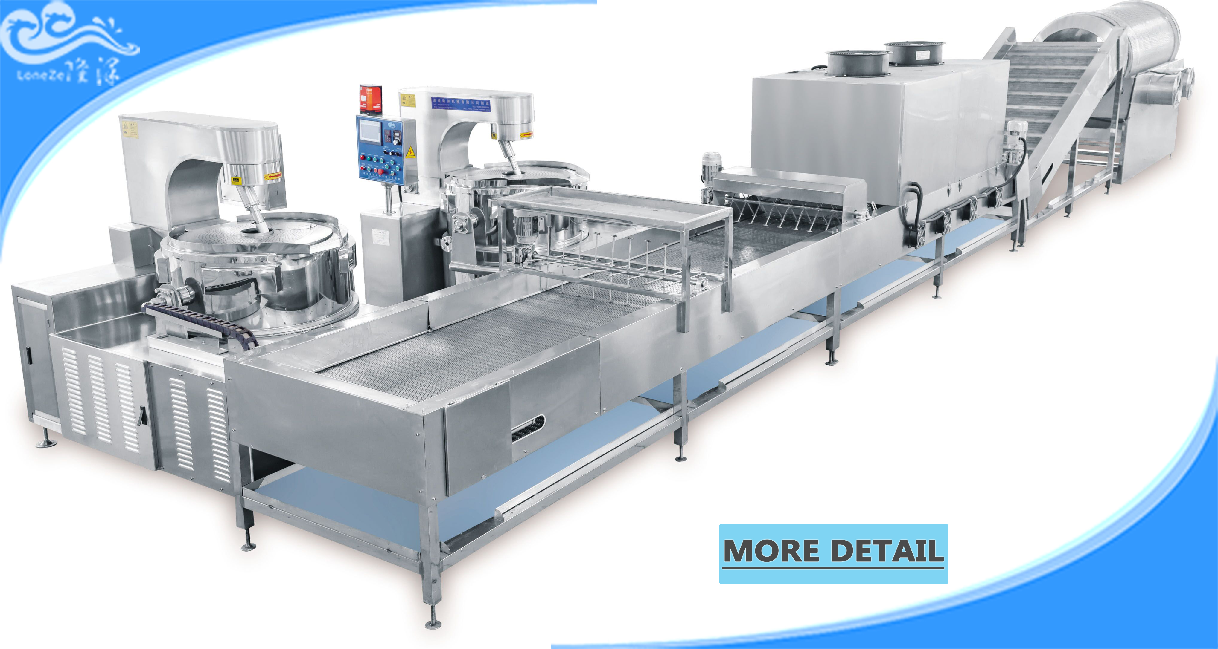 Ball Shape Mushroom Popcorn Processing Line