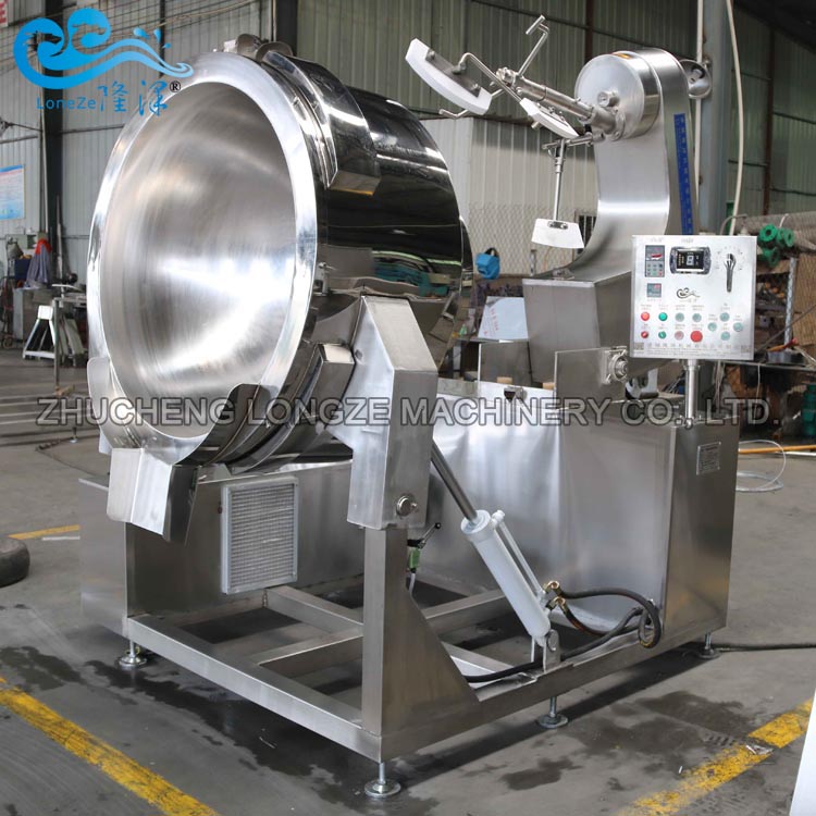 Gas Heating Automatic Cooking Mixer Machiner For Meat Sauce