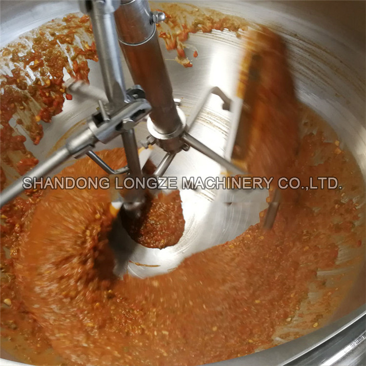 chili sauce cooking mixer machine
