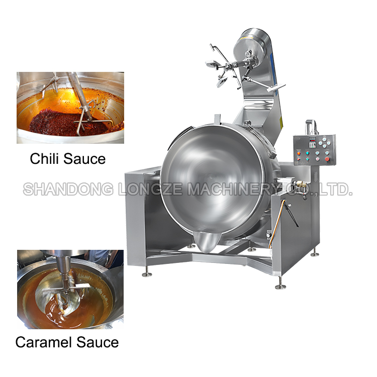 chili sauce cooking jacketed kettle