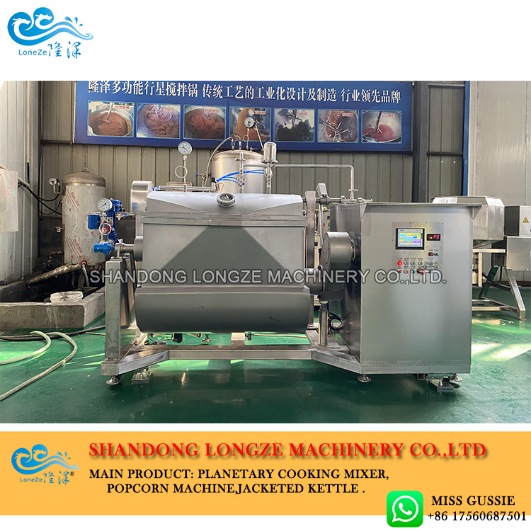 Horizontal Vacuum Cooking Mixer