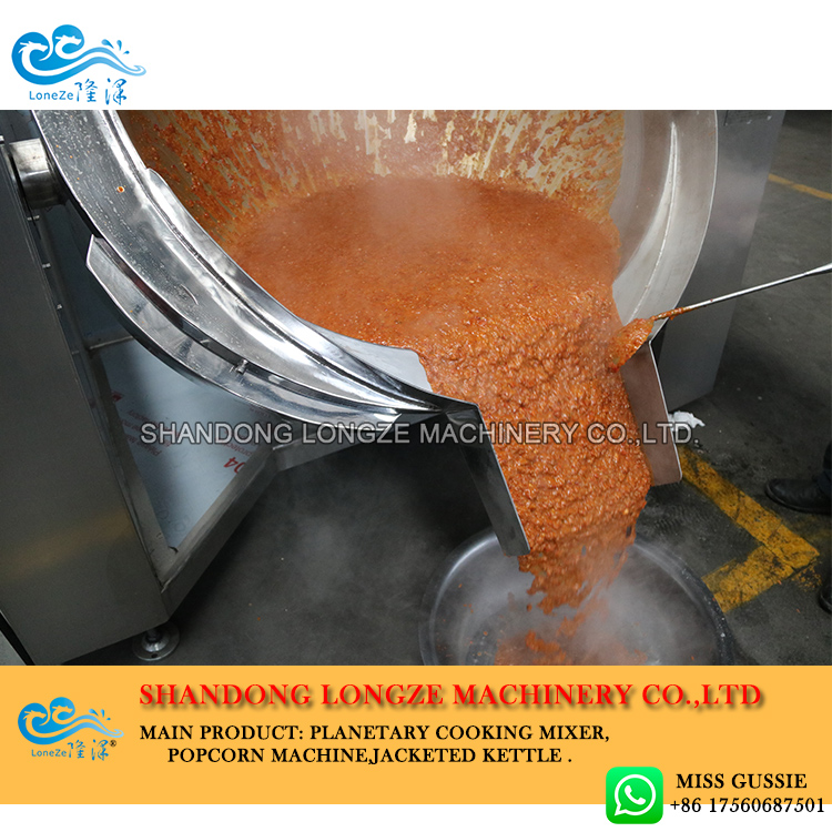 Producing Chili Sauce Using Electric Induction Cooking Mixer