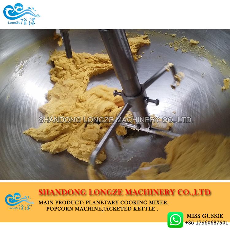 Steam/Electric Heating Cooking Mixer for Fillings is widely used in the mixing and stirring of various sauces such as moon cake fillings, bean paste lotus paste jam fillings, hot pot bases, instant noodle sauces, chili sauces, curry sauces, etc., as well as heating and frying.