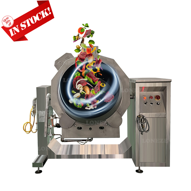restaurant automatic cooking robot , cooking drum, stir fry cooker