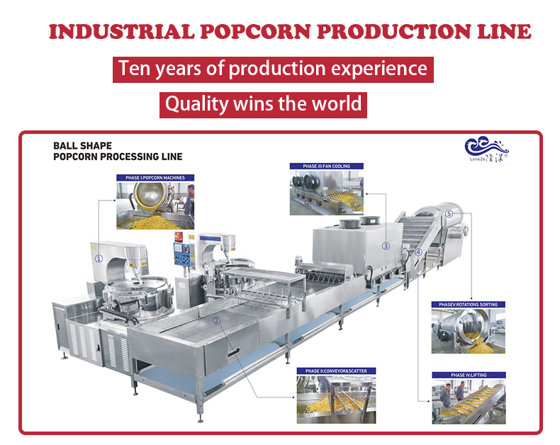caramel popcorn machine industrial, popcorn machine factory China, electric popcorn machine