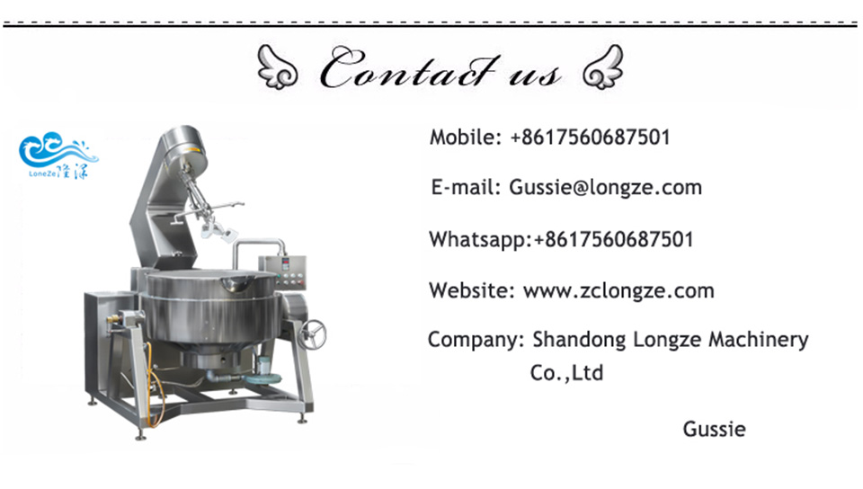 Fruchtmarmelade Kochmischer Maschine， Industrielle Kochmischer Maschine， Automatische Dampfmarmelade Kochmischer Maschine