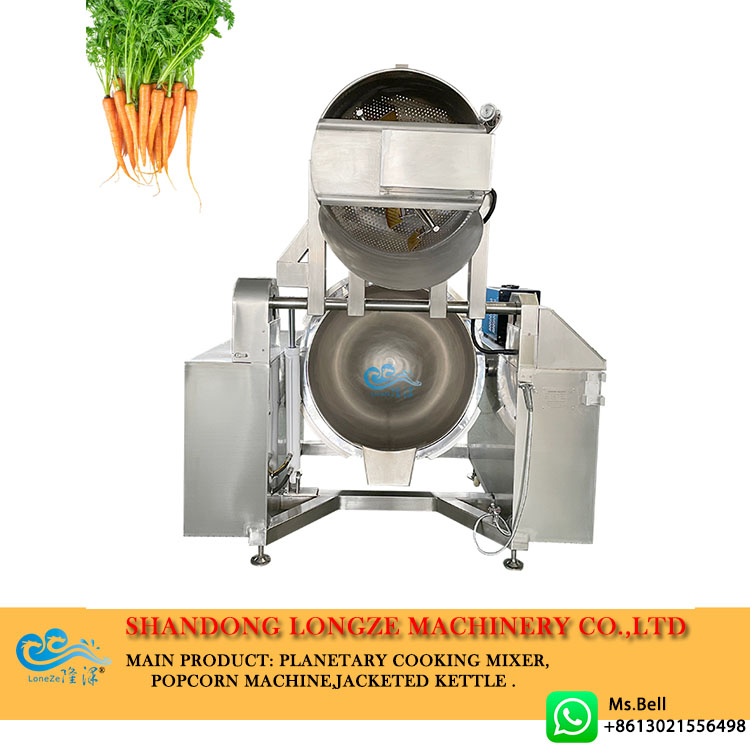 blanching pot machine,vegetables blanching boiling machine, gas blanching machine