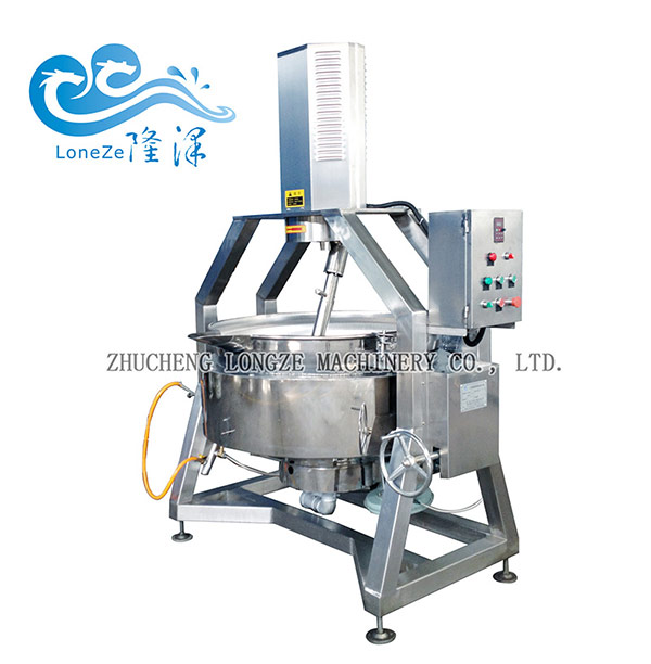 Vertical Semi-auto Gas Cooking Mixer