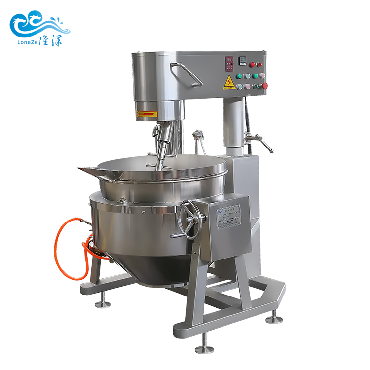 Semi-auto Gas Heat Tilting Cooking Mixer