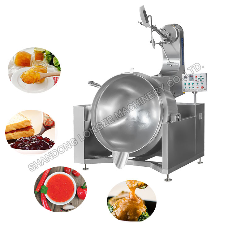 Gas-Fired Chili Sauce Cooking Mixer Manufacture