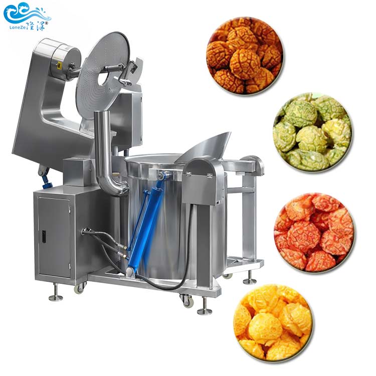 Gourmet Caramel Popcorn Machine Factory