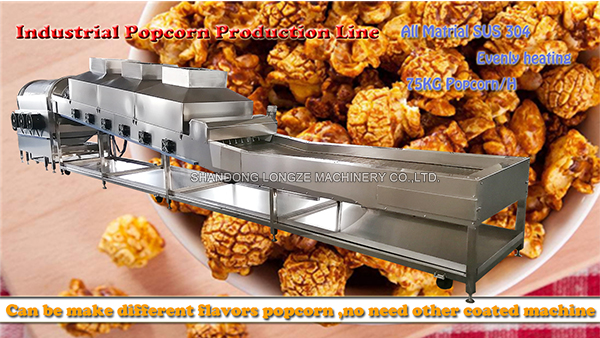 Caramel Popcorn Production Line Demo