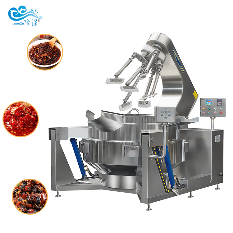 Industrial Chili Sauce Cooking Mixer