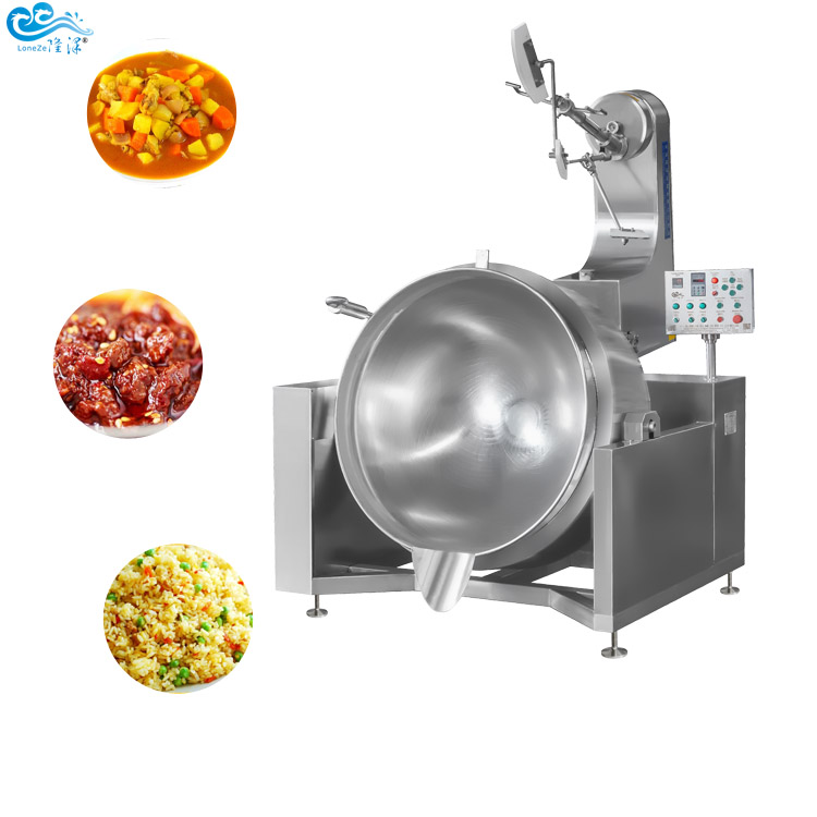 Automatic Vegetable Cooking Mixer Machine for School Canteen