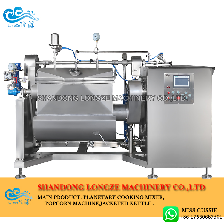 Industrial Vacuum Horizontal Mixer for Fruit Jam