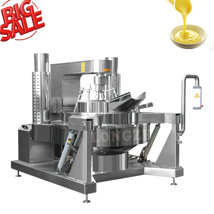 Custard Sweetened Sauce Cooking Mixer Machine