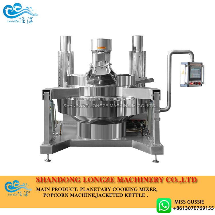 Industrial Automatic Cooking Pot Mixer Machine