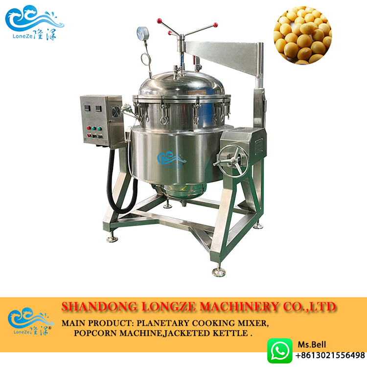 Sauce stirring pot professional stuffing cooking equipment_Industry  knowledge_Bean paste cooking mixer_Jam paste cooking mixer_Ball shape  popcorn processing line-Zhucheng Longze Machinery Co.,Ltd
