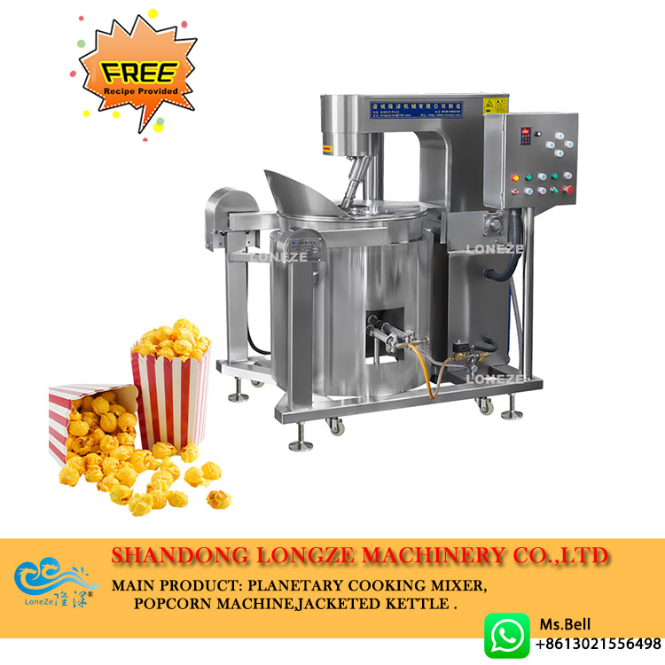 Commercial Industrial Gas Popcorn Machine