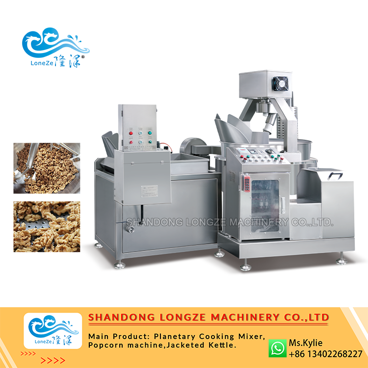 Industrial Grade Nut Honey Peanut Frying Sugar Coating Machine