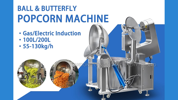 So starten Sie ein Popcorn-Geschäft: 100-Liter-Gas-Popcornmaschine