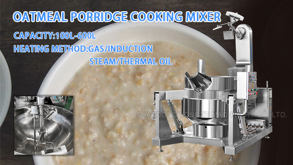 Industrieller Haferbrei-Kochmixer | Gewerblicher Planetenkocher (100–600 l)