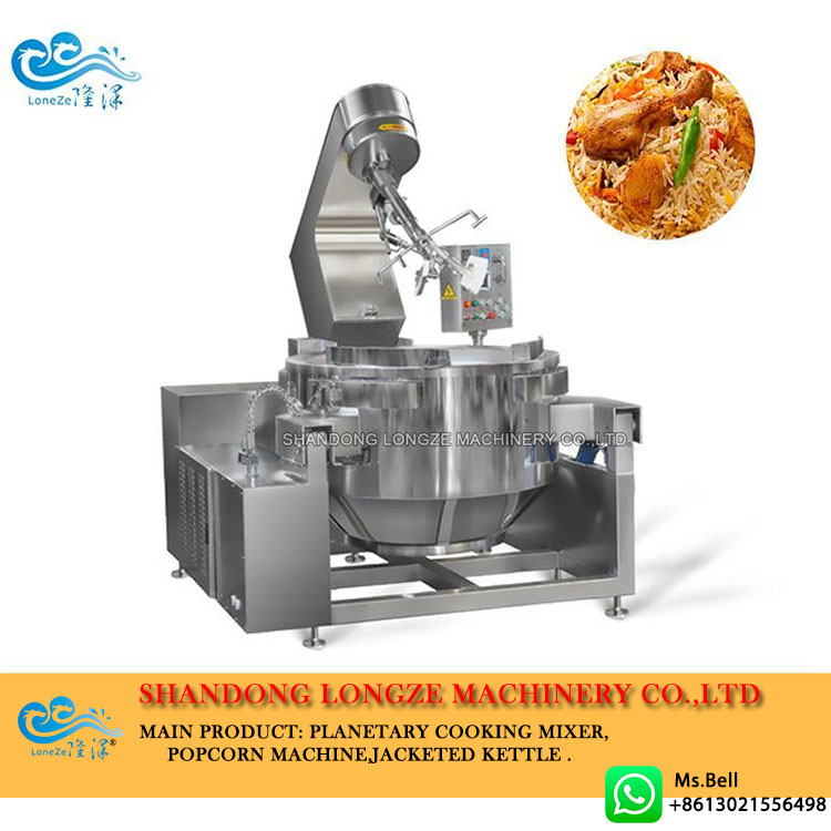 Automatic Fried Rice Cooking Mixer Machine