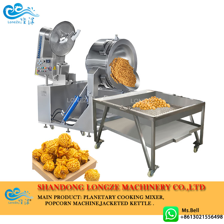 Large Capacity Gas Caramel Flavor Popcorn Machine