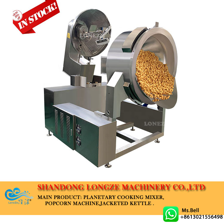 Large Capacity Industrial Popcorn Kettle Machine