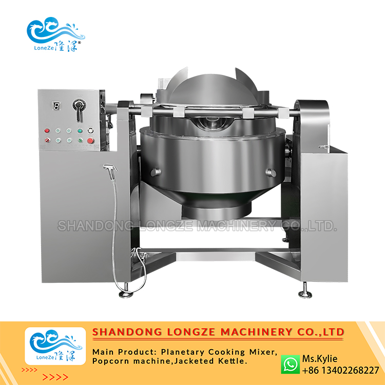 Industrielle Großvolumen-Eintopf-Bratfritteuse — 200L–1000L (Gas, Induktion, Thermoöl)