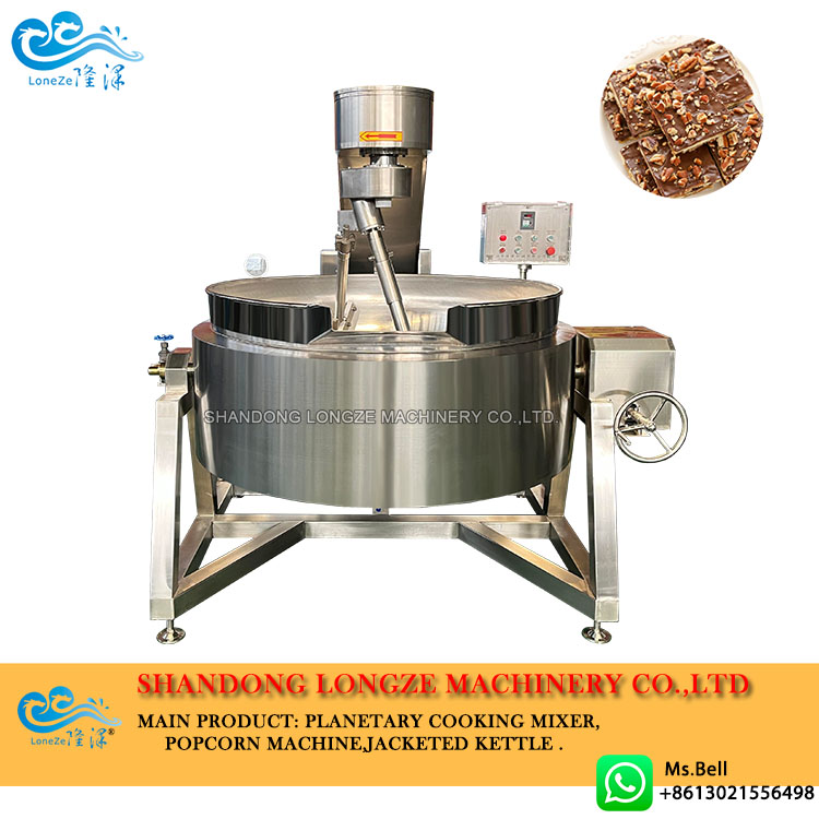 Peanut Candy Industrial Cooking Kettle with Agitator