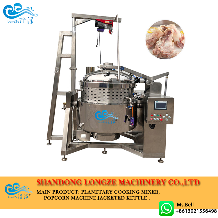 Industrial High-Pressure Soup Cooking Kettle