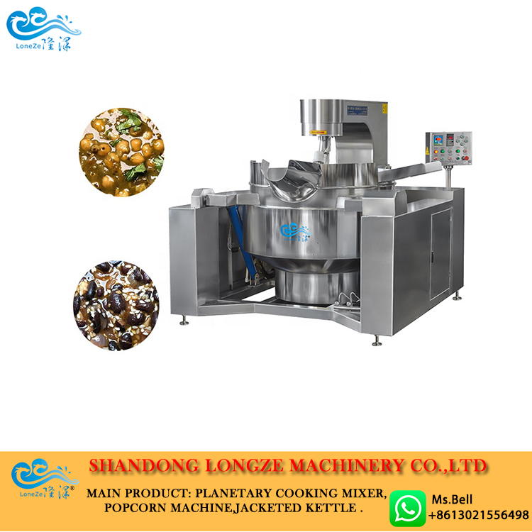 Chickpeas Gas Heating Industrial Cooking Mixer Machine