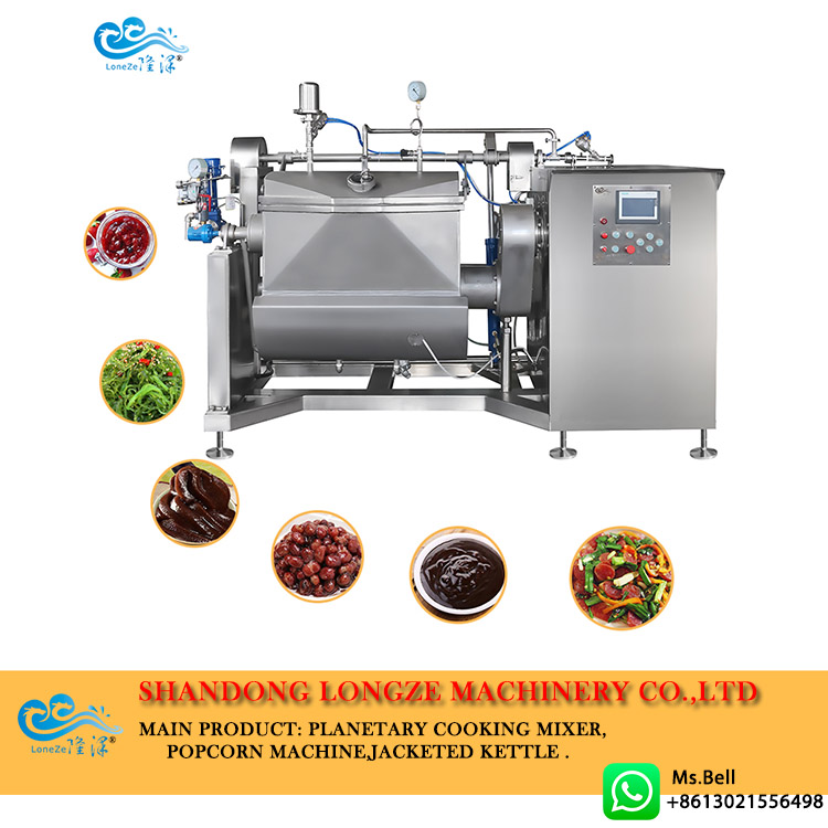 Horizontal Cooking Mixer Machine for Viscosity Material