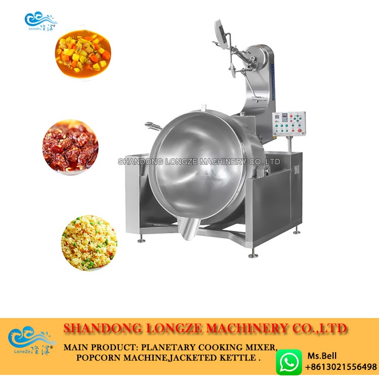 Vegetables Industrial Cooking Kettle Mixer Machine