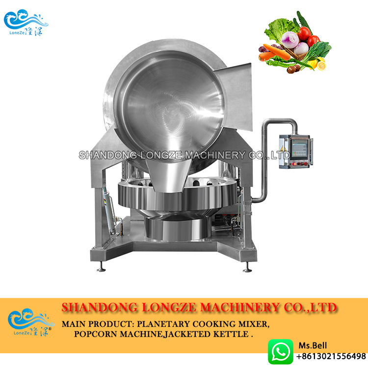 Central Kitchen Vegetable Cooking Mixer Machine