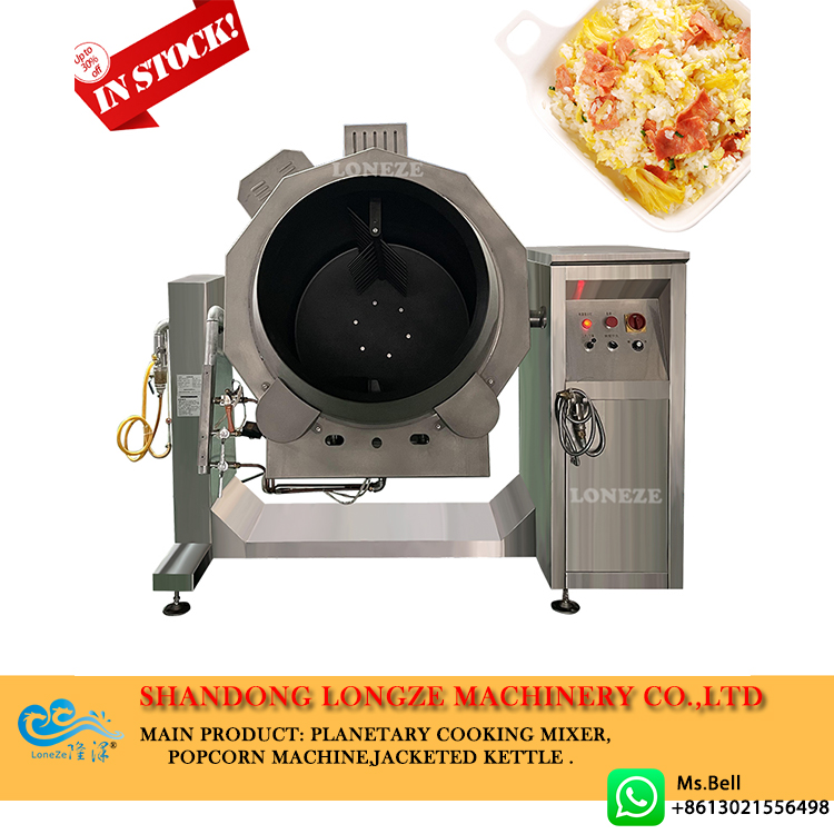 Automatic Stir Fry Cooking Rotating Robot Cooker