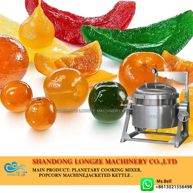 Sugar Dipping Soaking Machine Vacuum Sugar Cooking Pot