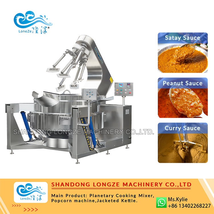 Industrial Automatic Stainless Steel Satay Sauce Cooking Mixer