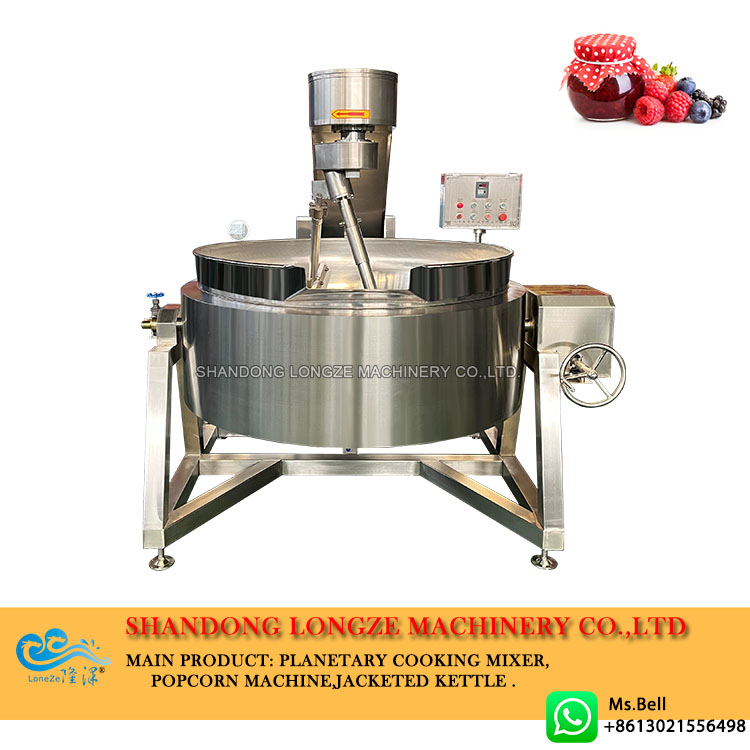 Fruit Jam Cooking Pot Machine with Stirrer