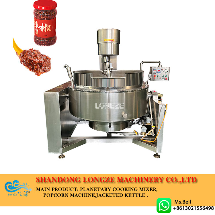 Industrial Planetary Chili Sauce Cooking Mixer Machine