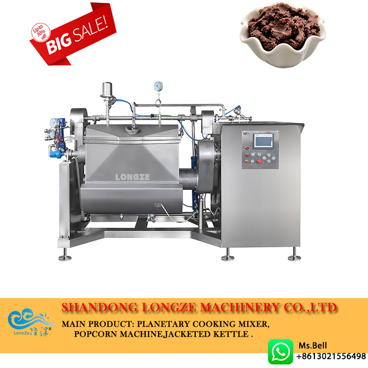 Steam Heating Horizontal Cooking Mixer Machine