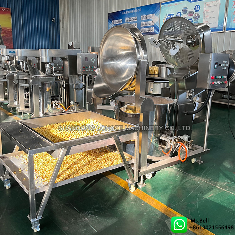 Industrial Commercial Automatic Popcorn Making Machine